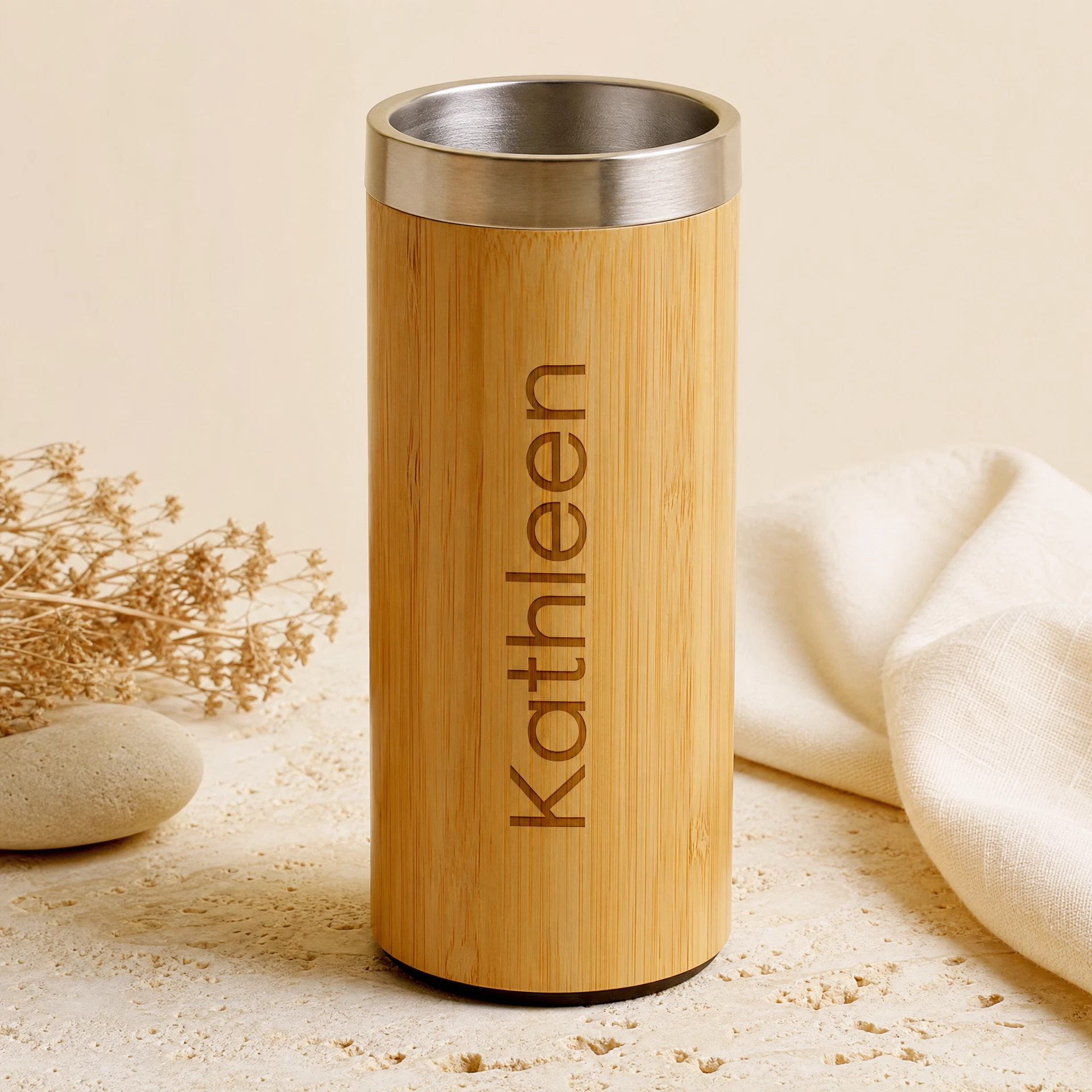 Bamboo Tumbler — Laser Engraved — personalized gift Philippines