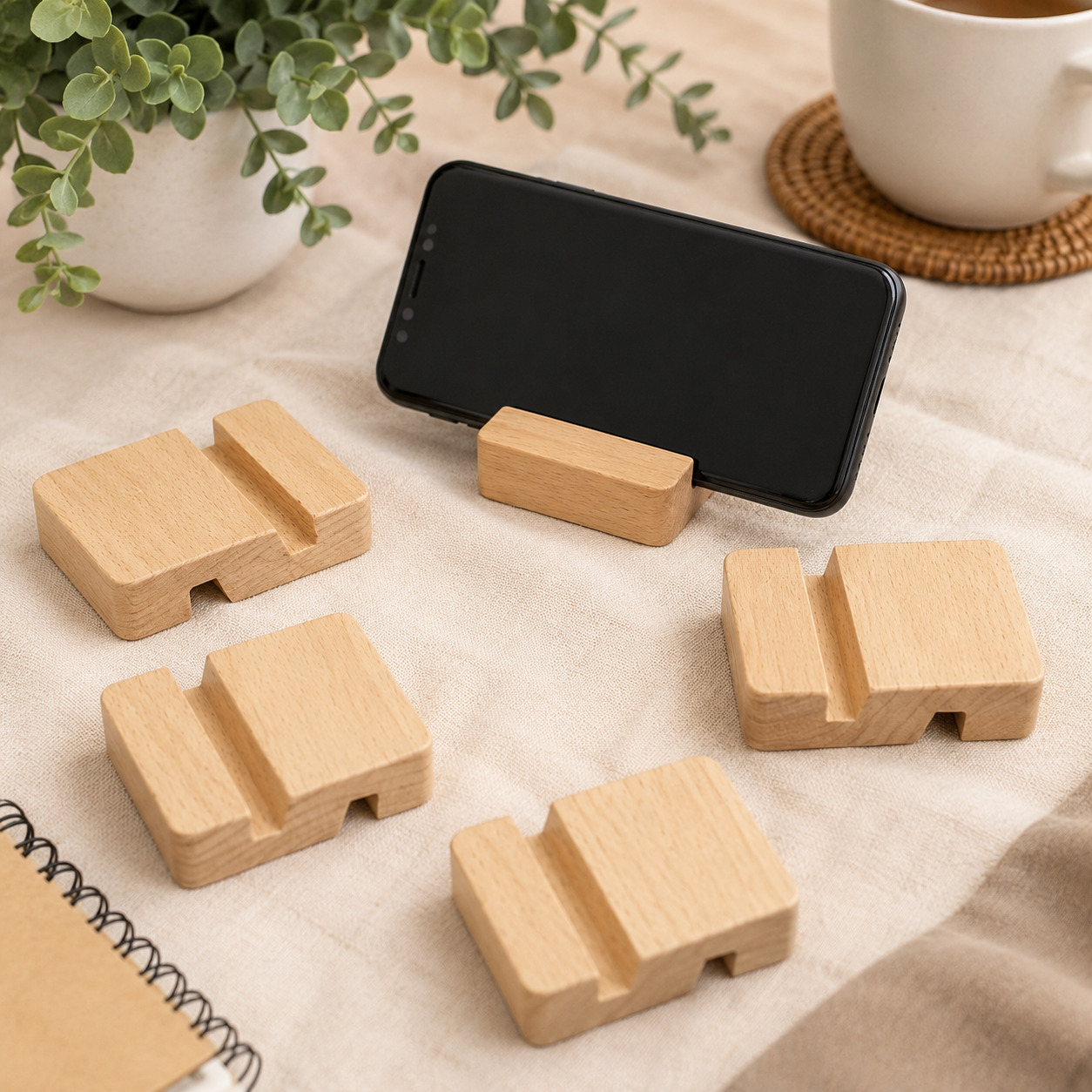 Wooden Phone Holder | Cellphone Stand 
