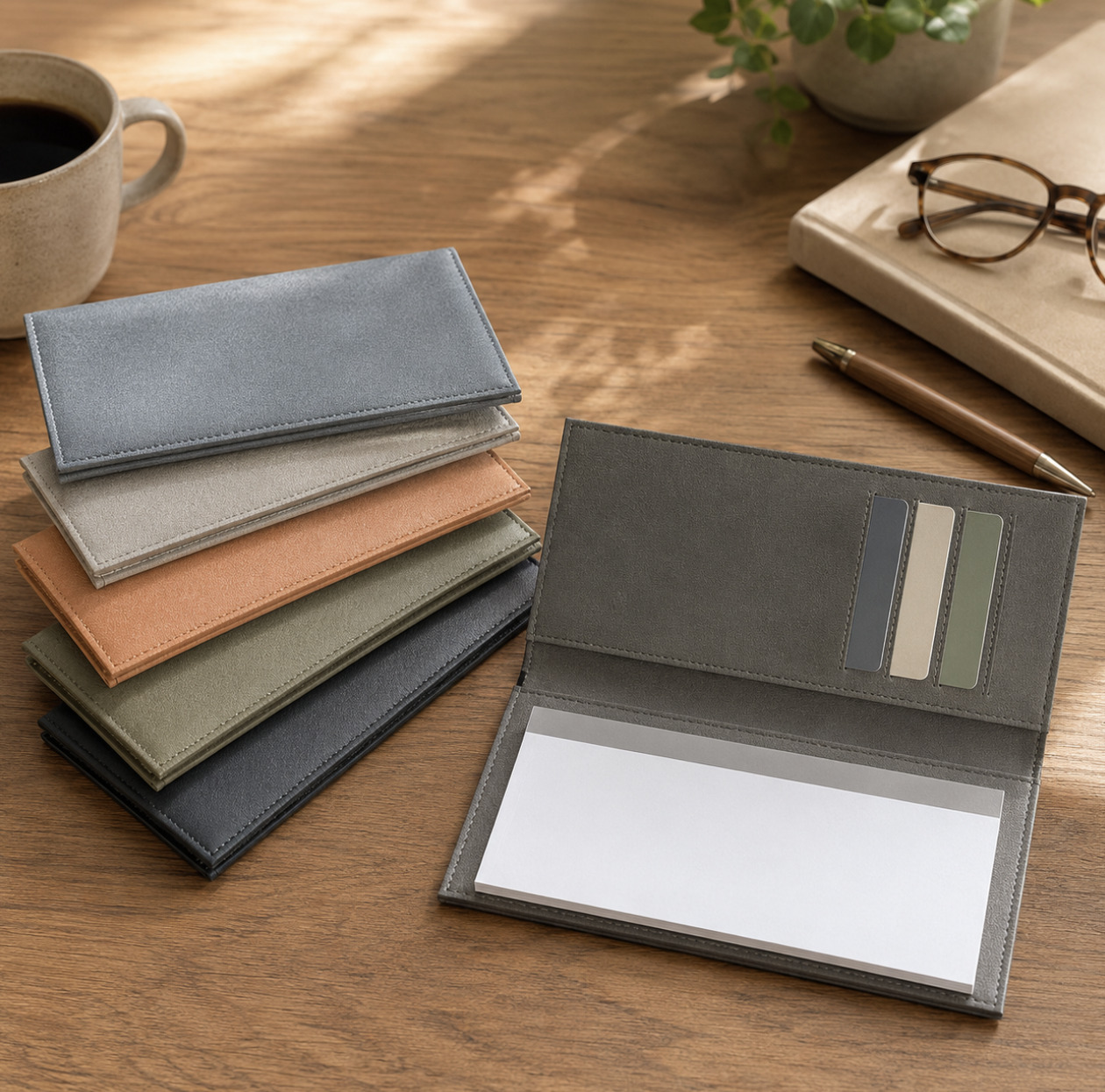 Leather Checkbook Holder | Custom Checkbook Organizer