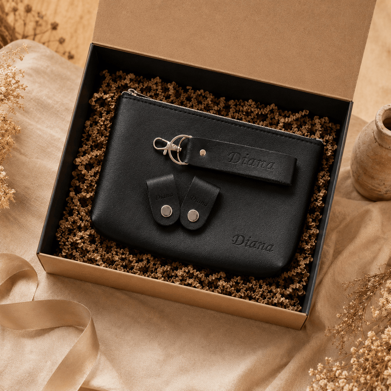 Gift Set G | Leather Pouch Gift Set | Custom Gifts Philippines