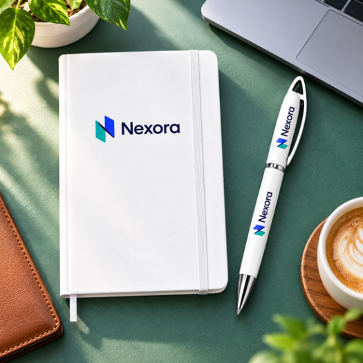 A5 Notebook & Ballpen Gift Set | Personalized Corporate Stationery