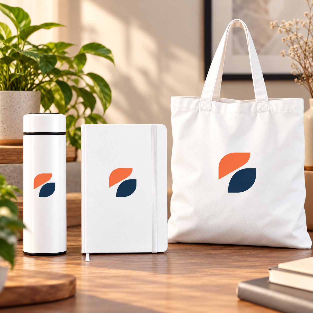 Corporate Gift Set | 500ml Tumbler, A5 Notebook & 12" x 14" Tote Bag