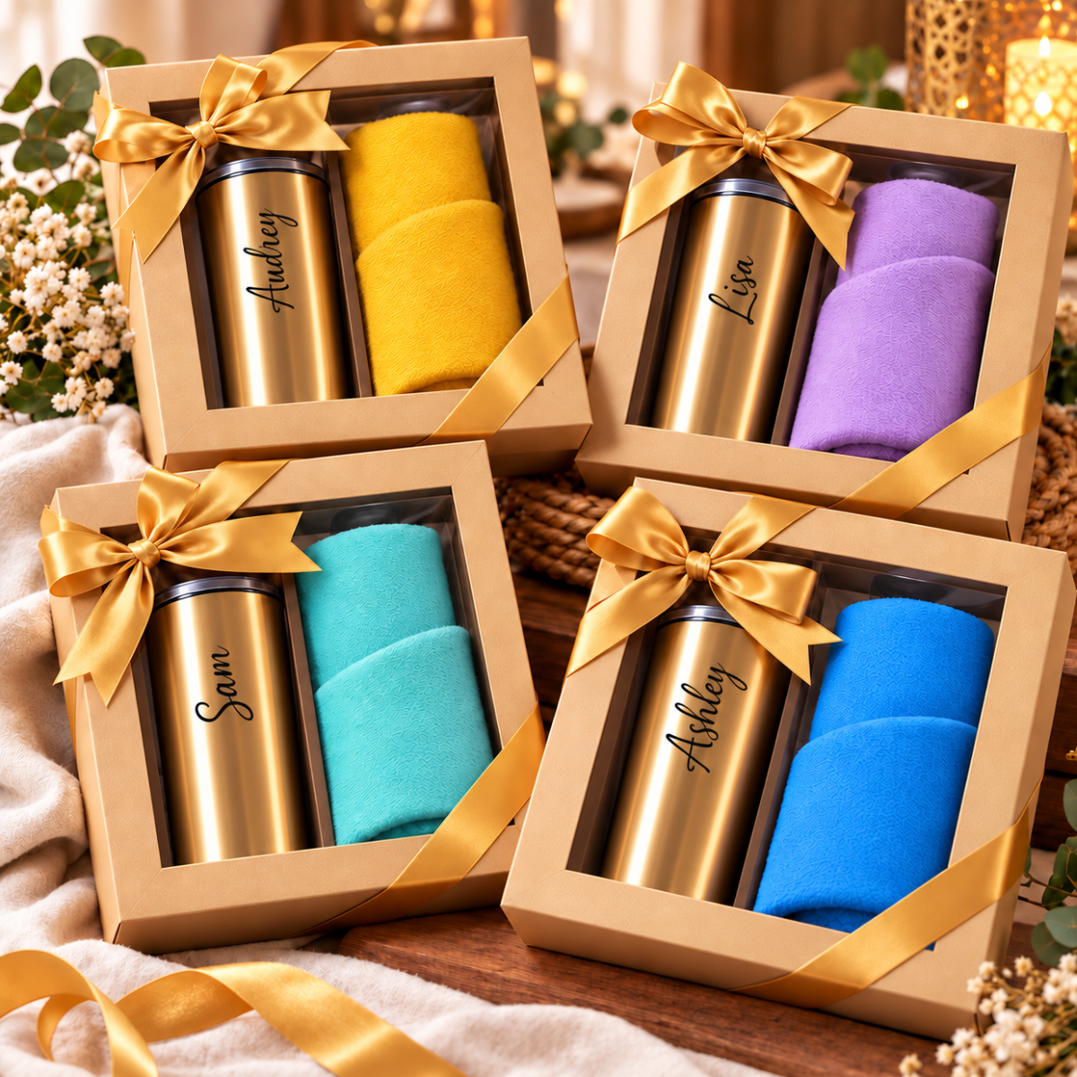 Tumbler & Scarf Gift Set | Custom Corporate & Occasion Gift