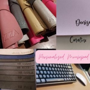 Personalized Leather Mousepad