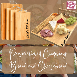 Personalized Charcuterie Board | Bamboo Chopping Board