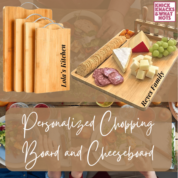 Personalized Charcuterie Board | Bamboo Chopping Board