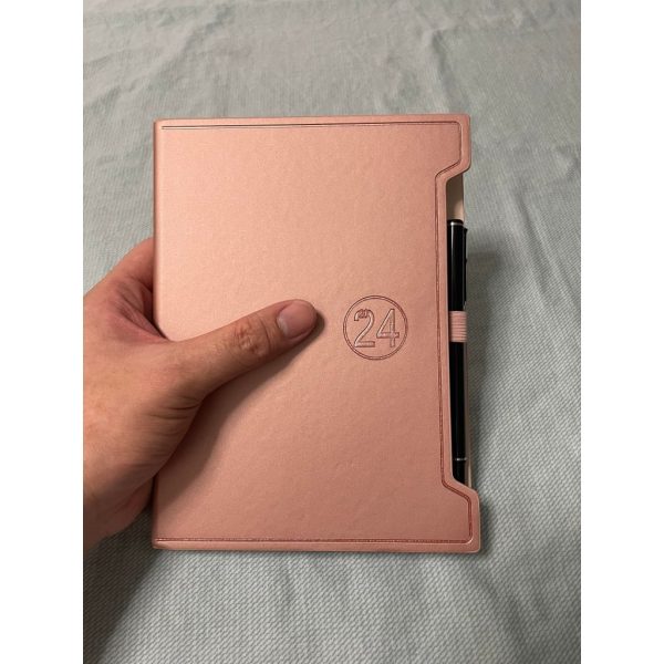 2024 Planner Leather Cover Notebook Diary Planner w/ Lock - Image 3