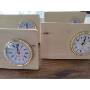 MINI WOODEN DESK CLOCK WITH STAND